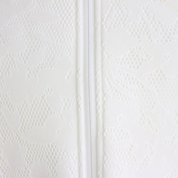 NWOT Adidas Neo Floral White Cropped Track Jacket - Picture 7 of 8